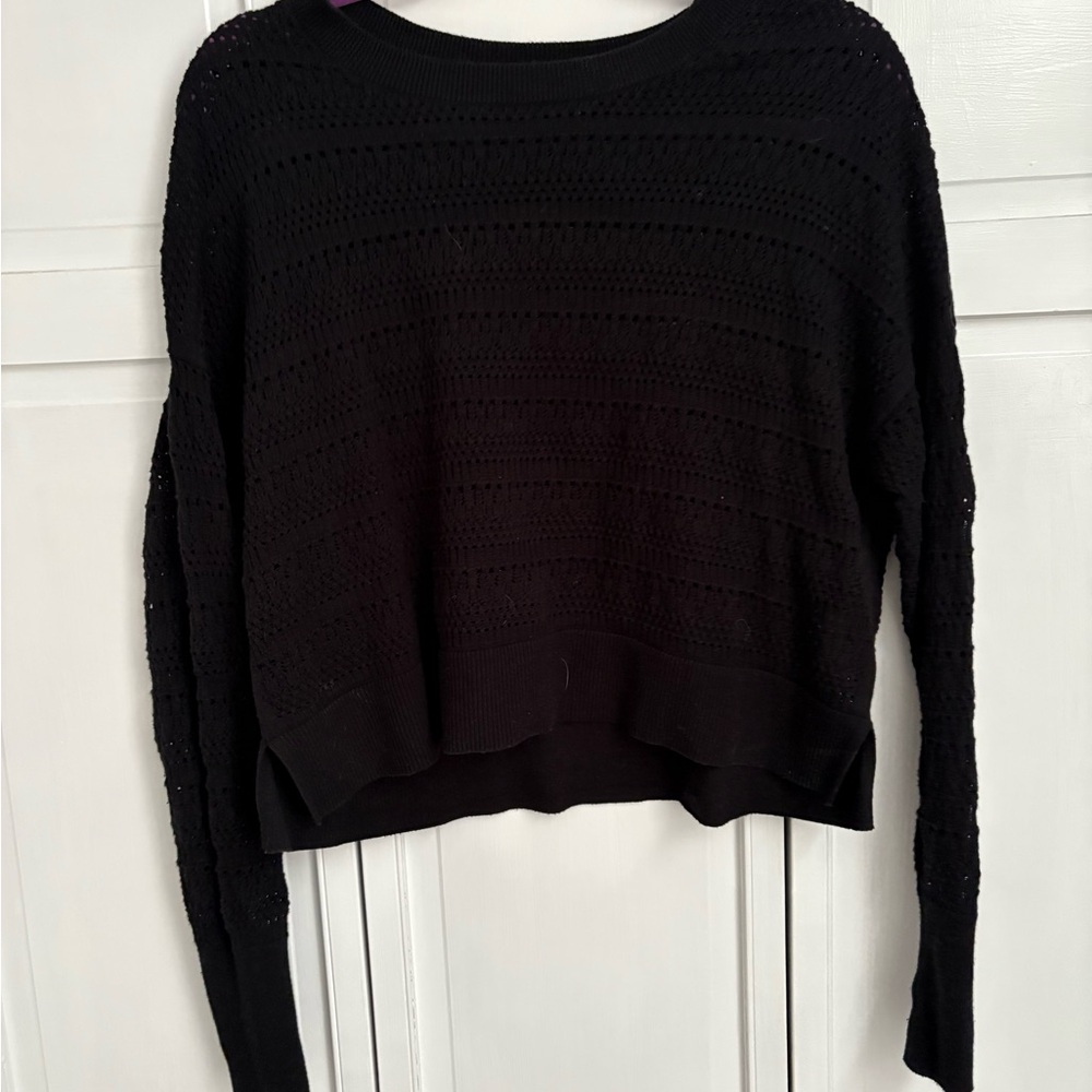 Banana Republic Black Crew Neck Sweater